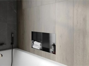 Mexen X-Wall-NR, polica na zapustenie bez príruby 60 x 30 cm, grafitová matná - 19E1603010S