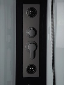 Novoterm Hydromasážny box NV-Wega 90x90 čierny