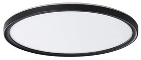 KANLUX KANLUX, AZPO stropné LED svietidlo, priemer 225mm, 11,8 W, IP54, čierna mat, 31501