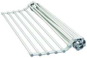 Hliníková odkvapkávacia mriežka na drez v striebornej farbe Metro – iDesign