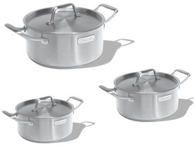 Elmich Sada nerezových hrncov Tria Plus 3 ks