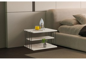 Kis asztal Lifon - Black, Travertine