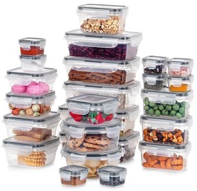 VILDE Sada 24 kuchynských tesniacich dóz, krabičky na jedlo LOCK&LOCK