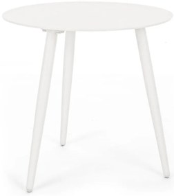 Hliníkový okrúhly záhradný stolík ø 50 cm Ridley – Bizzotto