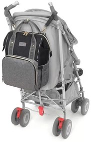 BABY ONO Taška/Batoh na kočík OSLO STYLE Čierna