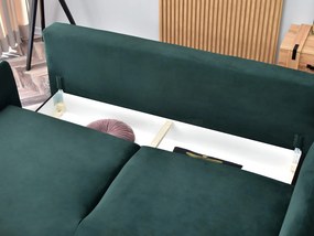 Pohovka dvojsedačka Lasciare (zelená + čierna). Akcia -20%. Vlastná spoľahlivá doprava až k Vám domov. 1136861