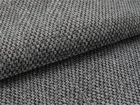 Tmavosivá čalúnená dvojlôžková posteľ s úložným priestorom s roštom 140x200 cm Mano – Makamii