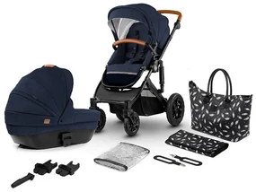 Kočík kombinovaný Kinderkraft Prime 3v1 - Deep Navy