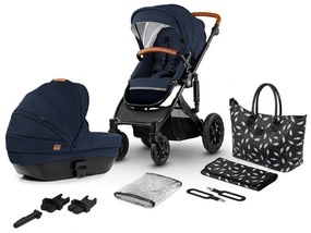 Kočík kombinovaný Kinderkraft Prime 3v1 - Deep Navy