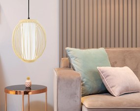 Toolight Toolight, stropné svietidlo 1xE27 APP1634-1CP, prírodná hnedá, OSW-03616