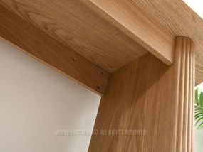 Konzolový stolík Agawes (dub). Akcia -38%. Vlastná spoľahlivá doprava až k Vám domov. 1136436