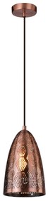 Luster na lanku SFINKS 1xE27/60W/230V meď