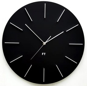 Dizajnové nástenné hodiny Future Time FT2010BK Round black 40cm