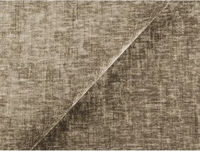 Svetlohnedá ženilková rozkladacia rohová pohovka (pravý roh/s leňoškou) Kuki – Makamii