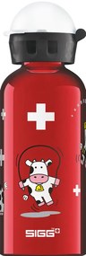 Sigg Swiss Culture detská fľaša na pitie 400 ml, veselé kravy, 8626.90