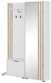 PREDSIEŇOVÁ STENA LETIZIA DUB ARTISAN / BIELA