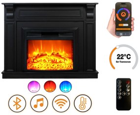 Elektrický krb DLC Mykonos EF 4 Black