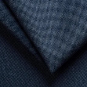 Kreslo Picolo s podnožkou, modrá / prírodná (amore AN 3339)