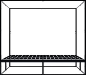 Posteľ Batoni 180x200 - čierna