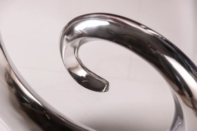 Váza Wave 106cm strieborná
