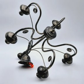 Luster na reťazi DONATO 5xE14/40W/230V