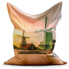 Sablio Sedací vak Veterné mlyny - 200x140 cm