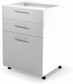 VENTO DS3-60/82 lower cabinet with drawers, color: white/white