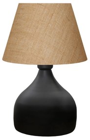 Stolná lampa Dara krémová/čierna