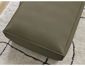 Zelená podnožka z imitácie kože Boheme – Bobochic Paris