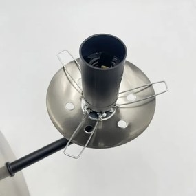 Brilagi - Nástenné svietidlo MALIVA 1xE14/15W/230V matný chróm/zadymené sklo