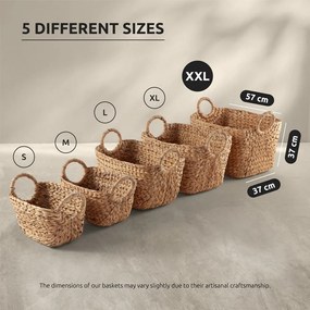 Košík z prútia 47x29x26 cm Caracas L – Compactor
