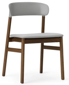 Stolička Herit Chair Spectrum Leather – sivá/dymový dub