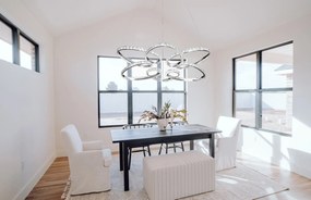 Toolight Toolight, LED stropné osvetlenie 54cm, 48W, 4000K, G002-CP, chrómová, OSW-09743