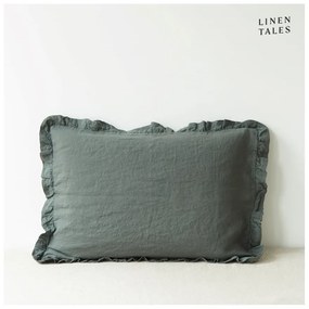 Ľanová obliečka na vankúš 40x60 cm Forest Green – Linen Tales