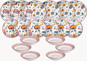 Porcelánová súprava riadu Moon, 6 osôb, 18 ks