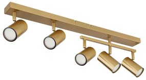 Globo 57911-5GO - Bodové svietidlo ROBBY 5xGU10/35W/230V zlatá