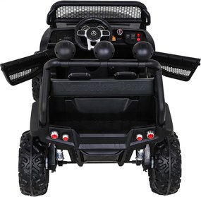 Ramiz Mercedes Benz Unimog pre deti Čierna + Terrain 4x4