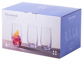Poháre Tumbler 490 ml set 6 ks - Optima Line Glas Lunasol - 322688