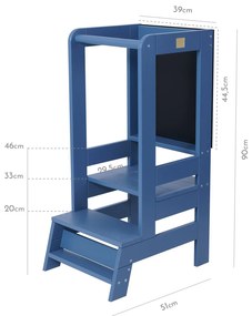 Moderná učiaca veža MeowBaby® s tabuľou Blue