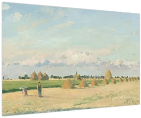 Obraz - Camille Pissarro, Landscape, Ile de France, reprodukcia (90x60 cm)