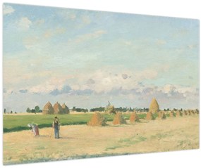 Obraz - Camille Pissarro, Landscape, Ile de France, reprodukcia (90x60 cm)