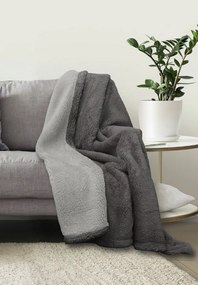 Deka Sherpa 150x200 cm, striebristo šedá