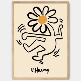 Plagát Flowerhead | Keith Haring