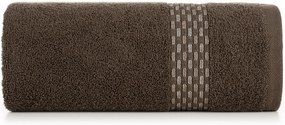 BAVLNENÝ UTERÁK RIVA SADA 3KS 70X140 CM HNEDÁ