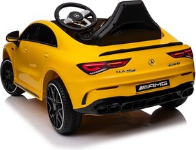 LEAN CARS Mercedes CLA 45s AMG Yellow 4x4 Auto na batérie