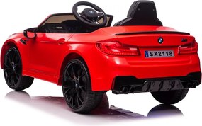 LEAN CARS BMW M5 DRIFT Červené auto na batérie