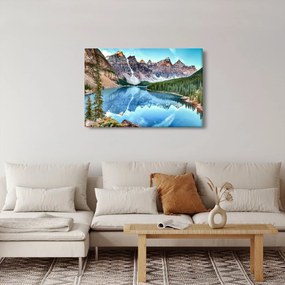 Obraz - Moraine lake (90x60 cm)