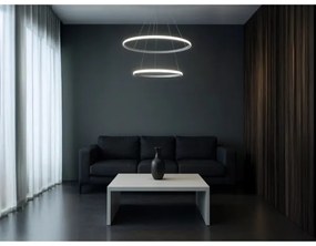 Stmievateľný LED luster na lanku LED/55W/230V 3000-6500K pr. 60 cm + diaľkové ovládanie