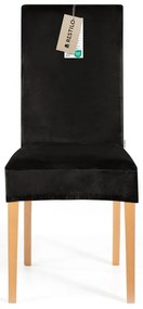 Čierny napínací poťah na stoličku 48 cm Sento – Restilo