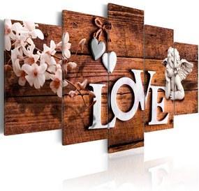 Artgeist Obraz - House of Love Veľkosť: 100x50, Verzia: Premium Print